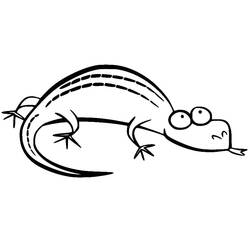 Desenho Lagarto (Animais) #179641 para imprimir e colorir