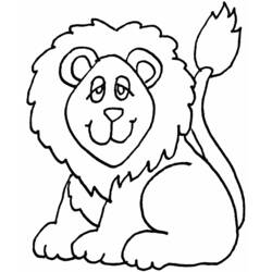Página para colorir: Leão (animais) #10265 - Páginas para Colorir Imprimíveis Gratuitamente