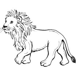 Página para colorir: Leão (animais) #10267 - Páginas para Colorir Imprimíveis Gratuitamente