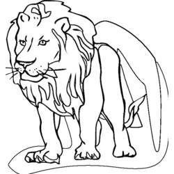 Página para colorir: Leão (animais) #10279 - Páginas para Colorir Imprimíveis Gratuitamente