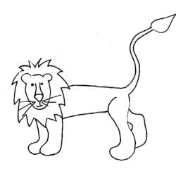 Página para colorir: Leão (animais) #10290 - Páginas para Colorir Imprimíveis Gratuitamente