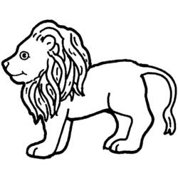 Página para colorir: Leão (animais) #10307 - Páginas para Colorir Imprimíveis Gratuitamente