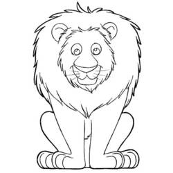 Página para colorir: Leão (animais) #10313 - Páginas para Colorir Imprimíveis Gratuitamente