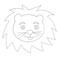 Página para colorir: Leão (animais) #10347 - Páginas para Colorir Imprimíveis Gratuitamente