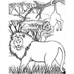 Página para colorir: Leão (animais) #10368 - Páginas para Colorir Imprimíveis Gratuitamente