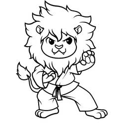 Desenho Leão (Animais) #215489 para imprimir e colorir