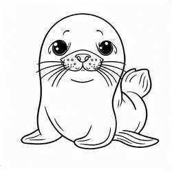 Desenho Leão-marinho (Animais) #192520 para imprimir e colorir
