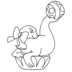 Desenho Leão-marinho (Animais) #192522 para imprimir e colorir