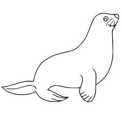 Desenho Leão-marinho (Animais) #192524 para imprimir e colorir