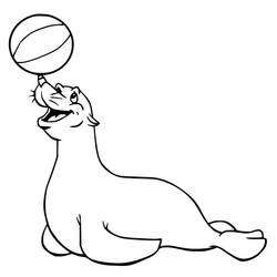 Desenho Leão-marinho (Animais) #192531 para imprimir e colorir