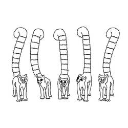 Desenhos para colorir: Lêmure - Páginas para Colorir Imprimíveis Gratuitamente
