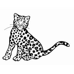 Página para colorir: Leopardo (animais) #9735 - Páginas para Colorir Imprimíveis Gratuitamente