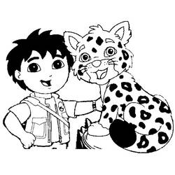Página para colorir: Leopardo (animais) #9773 - Páginas para Colorir Imprimíveis Gratuitamente