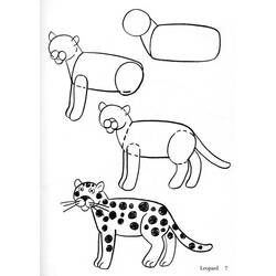 Página para colorir: Leopardo (animais) #9779 - Páginas para Colorir Imprimíveis Gratuitamente