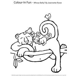 Página para colorir: Leopardo (animais) #9824 - Páginas para Colorir Imprimíveis Gratuitamente