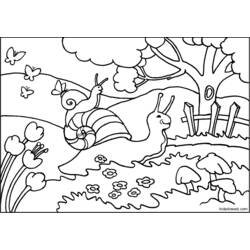 Página para colorir: Lesma (animais) #6543 - Páginas para Colorir Imprimíveis Gratuitamente