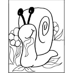 Página para colorir: Lesma (animais) #6615 - Páginas para Colorir Imprimíveis Gratuitamente