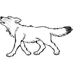 Página para colorir: Lobo (animais) #10456 - Páginas para Colorir Imprimíveis Gratuitamente