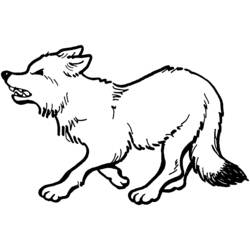 Página para colorir: Lobo (animais) #10475 - Páginas para Colorir Imprimíveis Gratuitamente