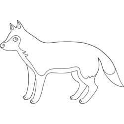 Página para colorir: Lobo (animais) #10498 - Páginas para Colorir Imprimíveis Gratuitamente