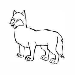 Página para colorir: Lobo (animais) #10594 - Páginas para Colorir Imprimíveis Gratuitamente