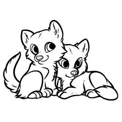Página para colorir: Lobo (Animais) #175235 - Páginas para Colorir Imprimíveis Gratuitamente