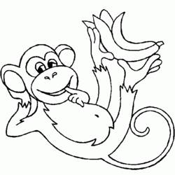 Página para colorir: Macaco (animais) #14145 - Páginas para Colorir Imprimíveis Gratuitamente