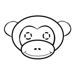 Página para colorir: Macaco (animais) #14231 - Páginas para Colorir Imprimíveis Gratuitamente