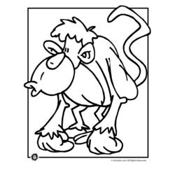 Página para colorir: Macaco (animais) #14260 - Páginas para Colorir Imprimíveis Gratuitamente