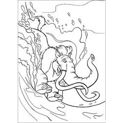 Página para colorir: Mamute (animais) #19231 - Páginas para Colorir Imprimíveis Gratuitamente