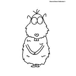 Página para colorir: Marmota (animais) #10982 - Páginas para Colorir Imprimíveis Gratuitamente