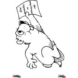 Página para colorir: Marmota (animais) #11001 - Páginas para Colorir Imprimíveis Gratuitamente