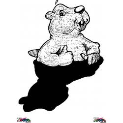 Página para colorir: Marmota (animais) #11063 - Páginas para Colorir Imprimíveis Gratuitamente