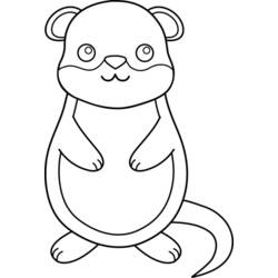 Página para colorir: Marmota (animais) #11070 - Páginas para Colorir Imprimíveis Gratuitamente
