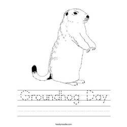 Página para colorir: Marmota (animais) #11075 - Páginas para Colorir Imprimíveis Gratuitamente