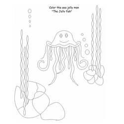 Página para colorir: Medusa (animais) #20490 - Páginas para Colorir Imprimíveis Gratuitamente