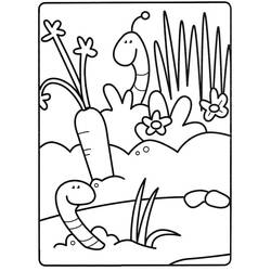 Página para colorir: Minhoca (Animais) #214592 - Páginas para Colorir Imprimíveis Gratuitamente