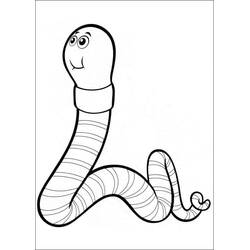 Página para colorir: Minhoca (Animais) #214596 - Páginas para Colorir Imprimíveis Gratuitamente
