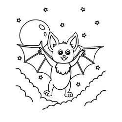 Desenho Morcego (Animais) #212491 para imprimir e colorir