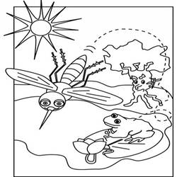 Página para colorir: Mosquito (animais) #11330 - Páginas para Colorir Imprimíveis Gratuitamente