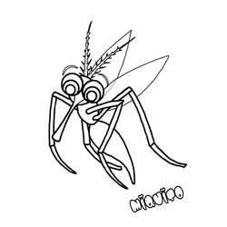 Desenho Mosquito (Animais) #207181 para imprimir e colorir