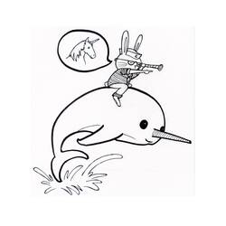 Desenho Narval (Animais) #186648 para imprimir e colorir