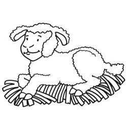 Página para colorir: Ovelha (animais) #11405 - Páginas para Colorir Imprimíveis Gratuitamente