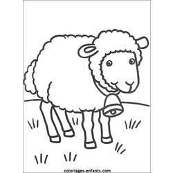 Página para colorir: Ovelha (animais) #11439 - Páginas para Colorir Imprimíveis Gratuitamente