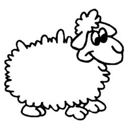 Página para colorir: Ovelha (animais) #11459 - Páginas para Colorir Imprimíveis Gratuitamente