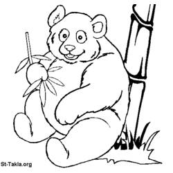Página para colorir: Panda (animais) #12475 - Páginas para Colorir Imprimíveis Gratuitamente