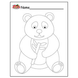 Página para colorir: Panda (animais) #12580 - Páginas para Colorir Imprimíveis Gratuitamente