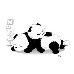 Página para colorir: Panda (animais) #12612 - Páginas para Colorir Imprimíveis Gratuitamente