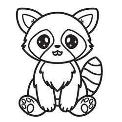 Desenho Panda Vermelho (Animais) #212041 para imprimir e colorir
