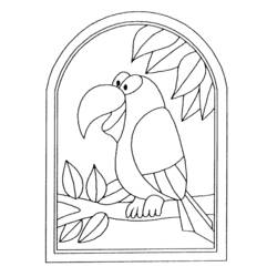 Página para colorir: Papagaio (animais) #16067 - Páginas para Colorir Imprimíveis Gratuitamente
